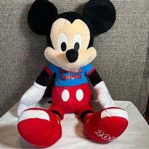2015 Large 21" Disney Mickey Mouse Disneyland Plush Toy Stuffed Animal Disneyana